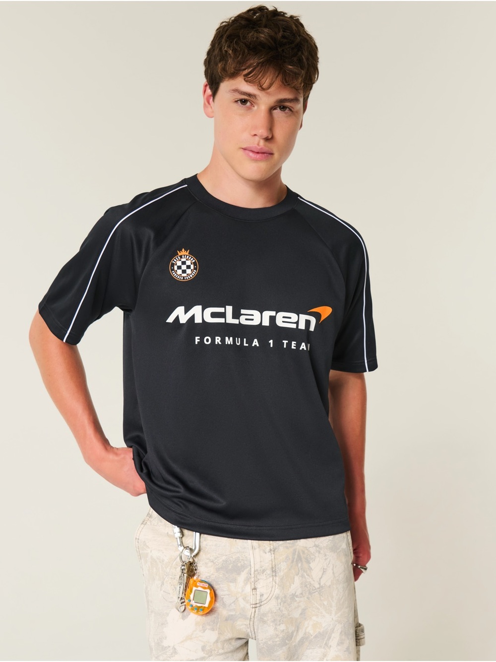 Hollister F1 McLaren-Norris Jersey (Black & Orange)